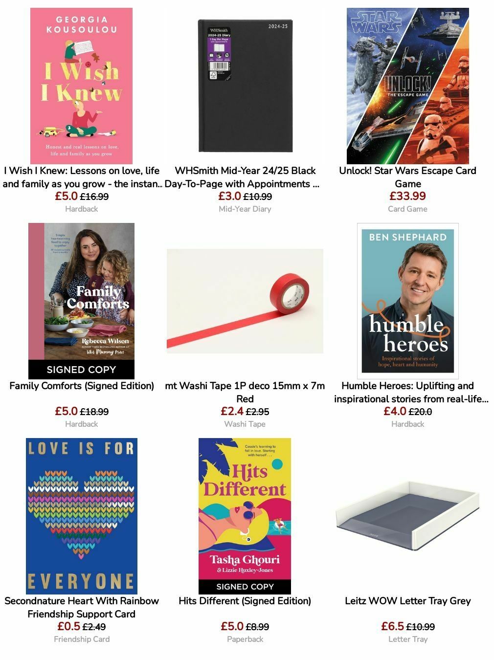 WHSmith Offers from 27 August