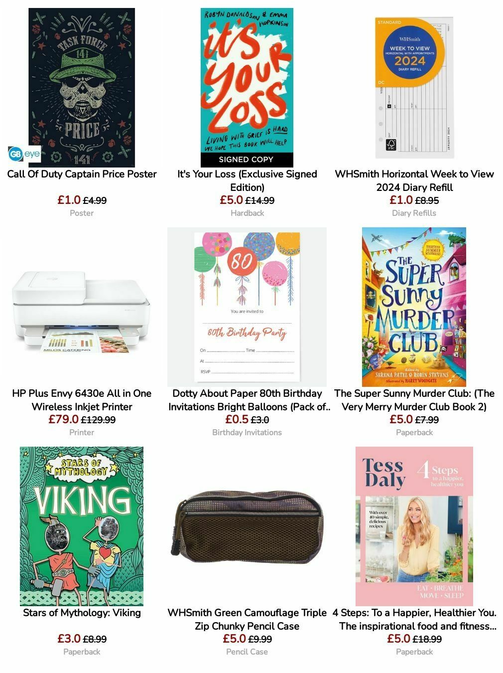 WHSmith Offers from 27 August