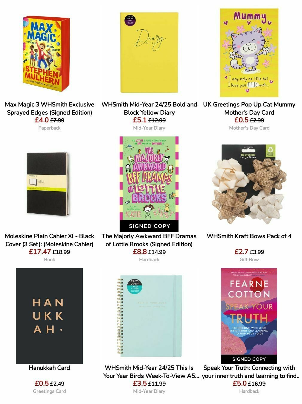 WHSmith Offers from 27 August