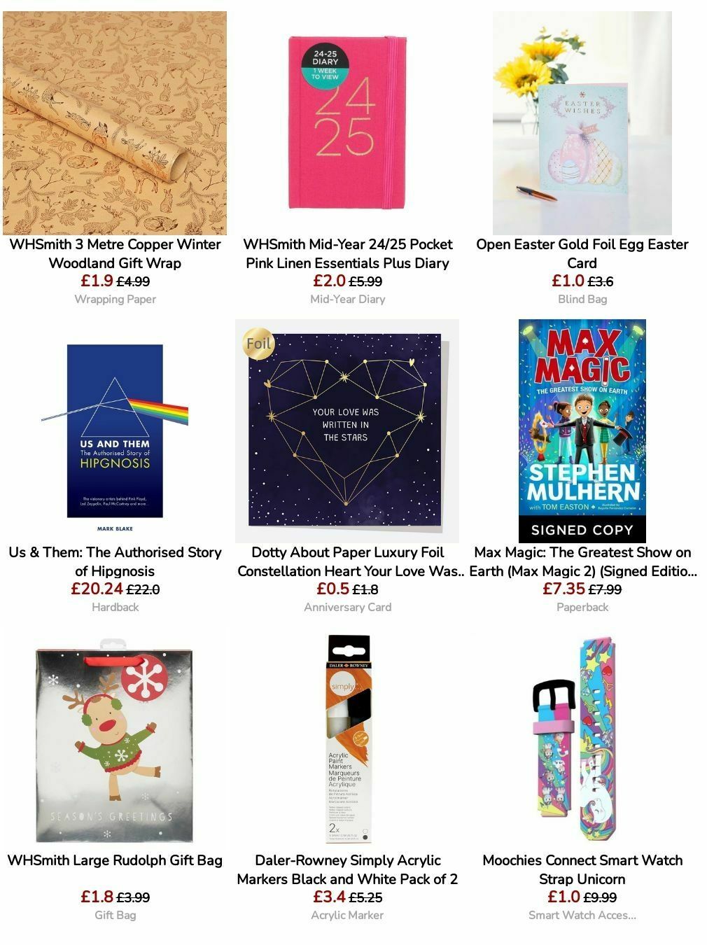 WHSmith Offers from 27 August