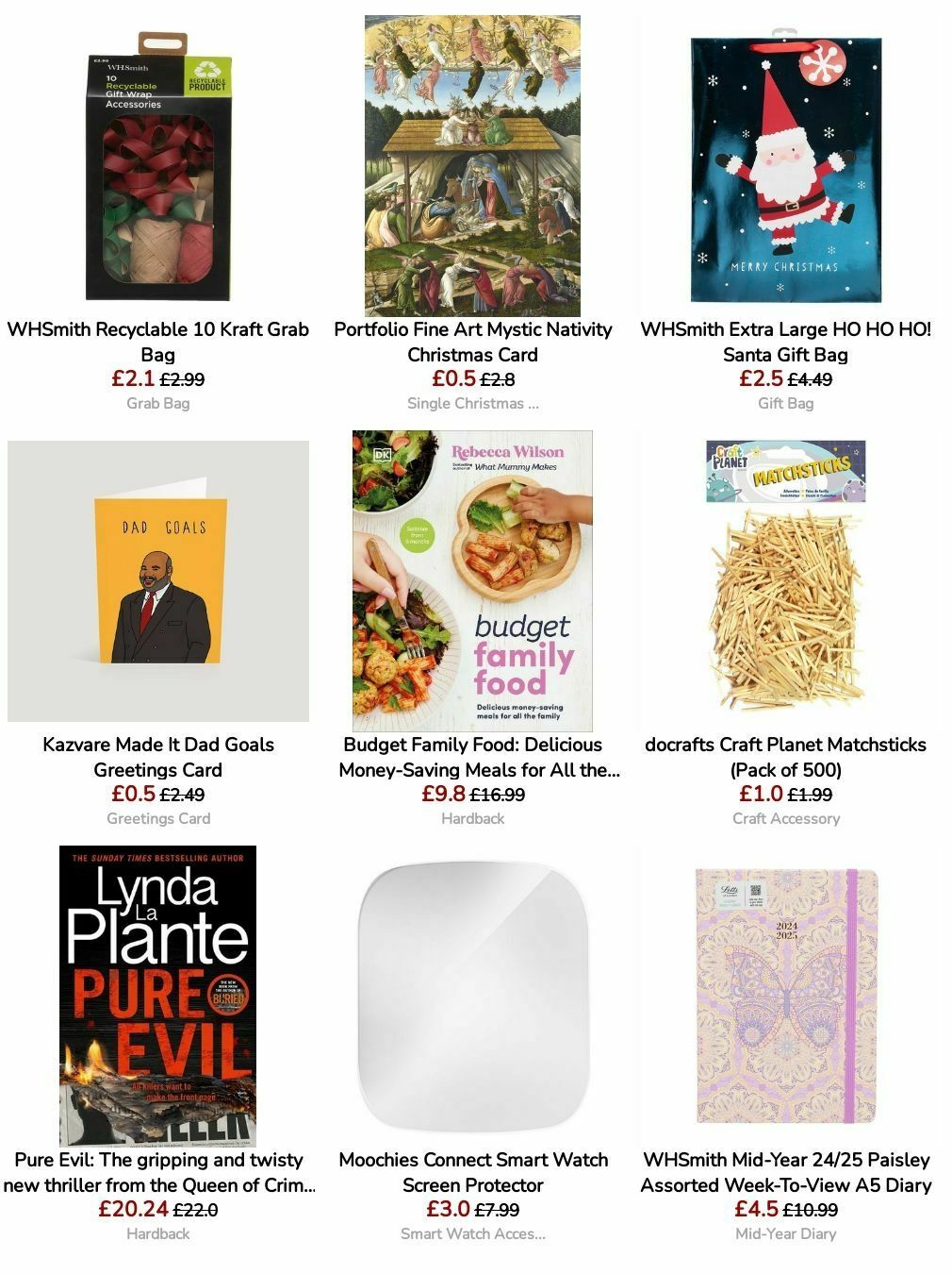 WHSmith Offers from 27 August