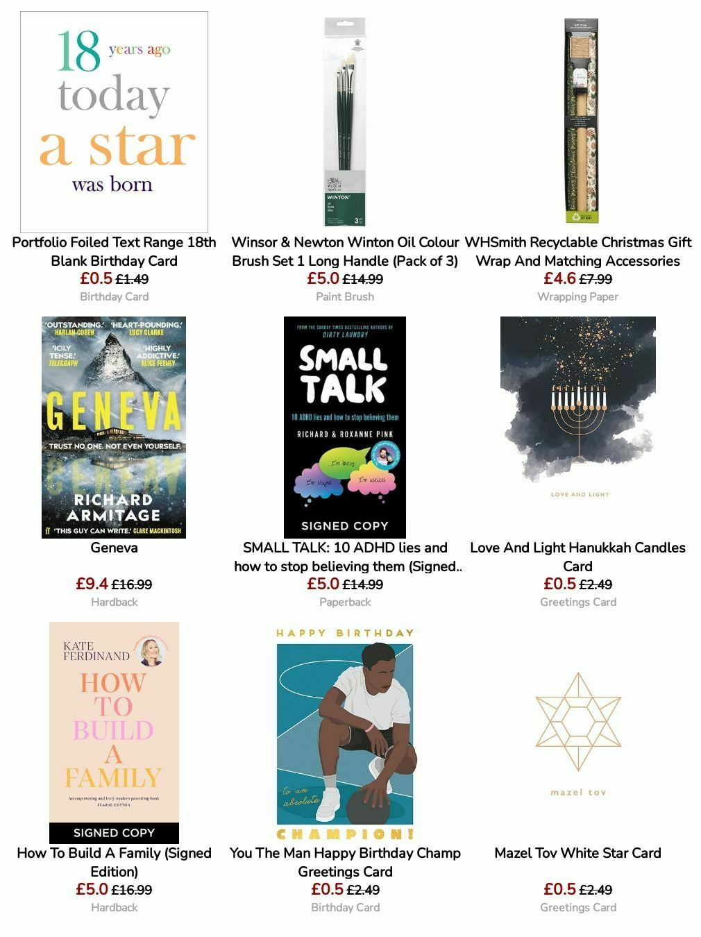 WHSmith Offers from 27 August