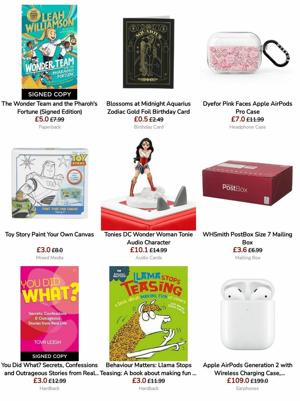 WHSmith Offers from 27 August