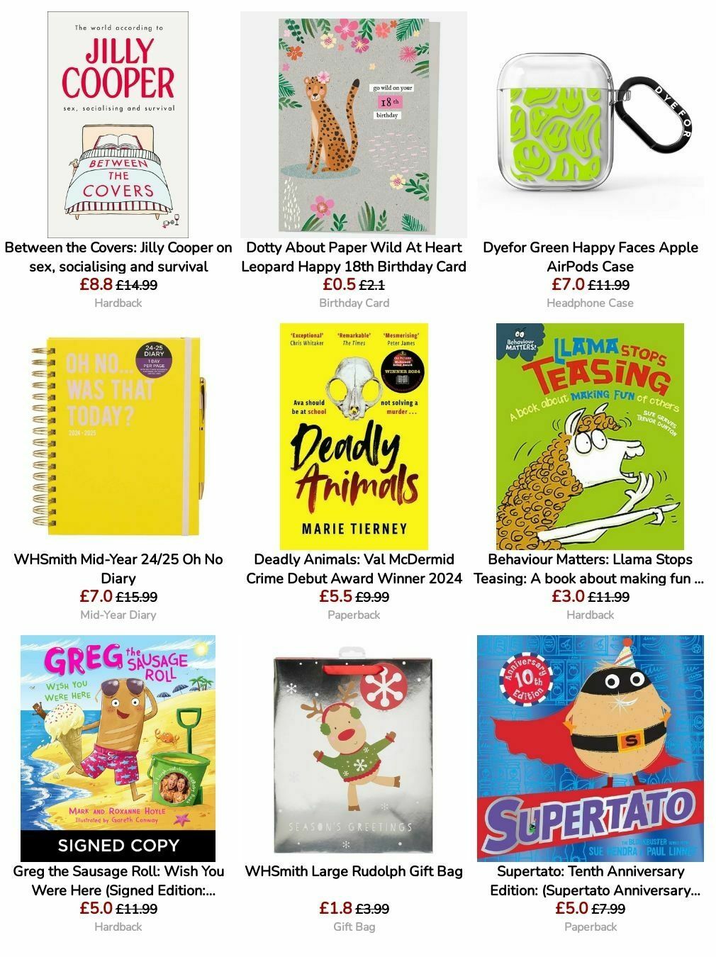 WHSmith Offers from 3 September