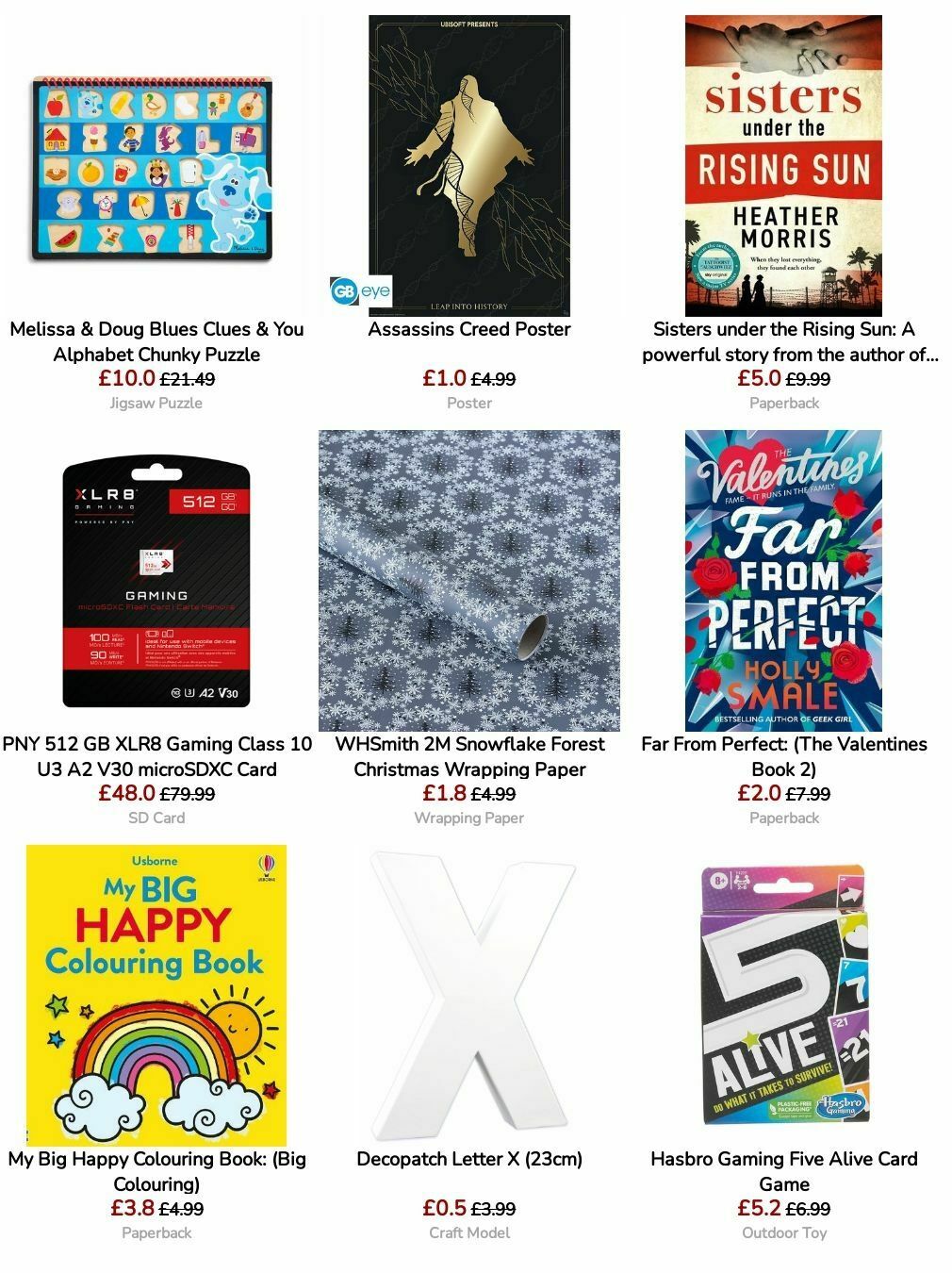 WHSmith Offers from 3 September