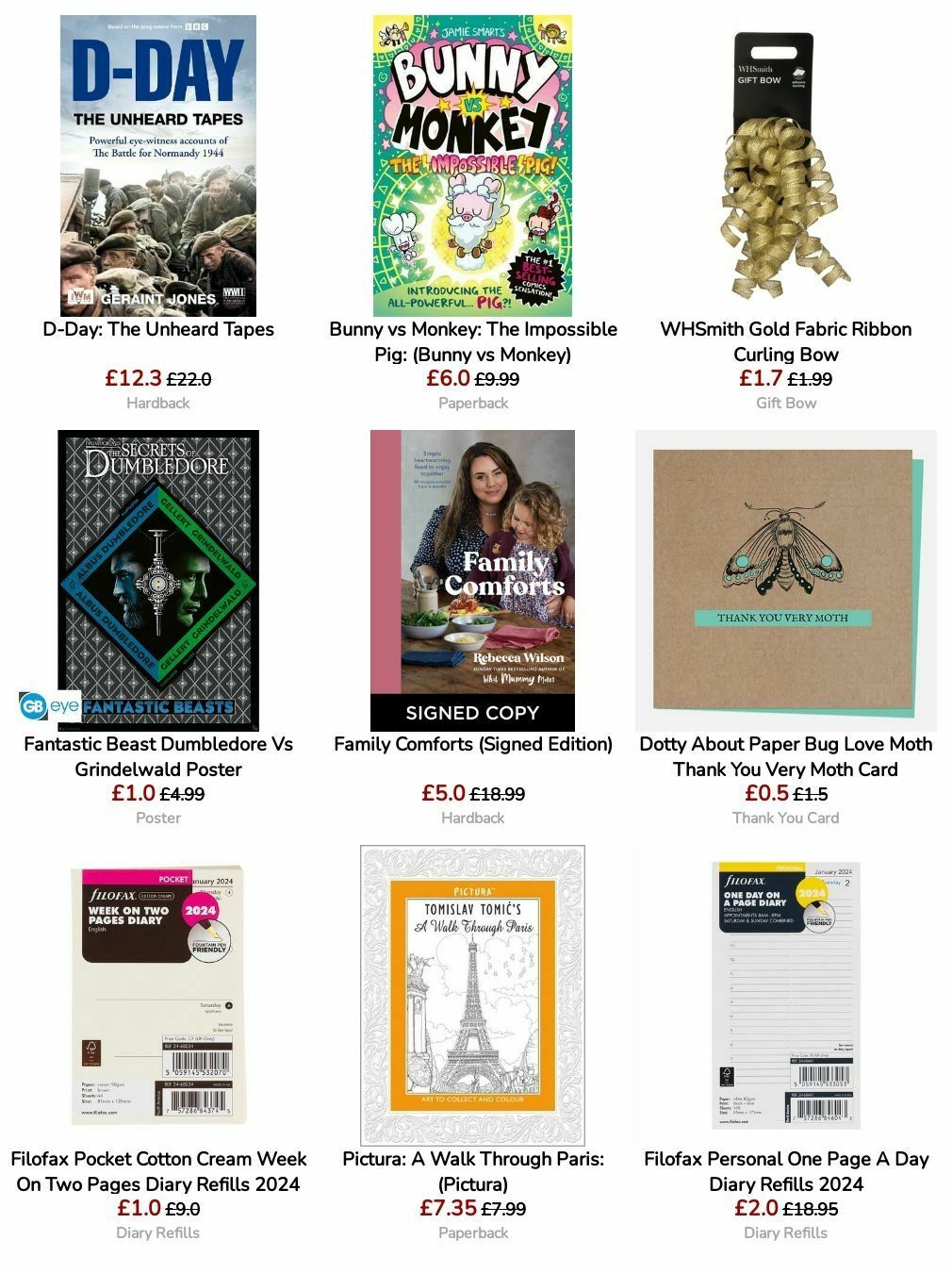 WHSmith Offers from 3 September