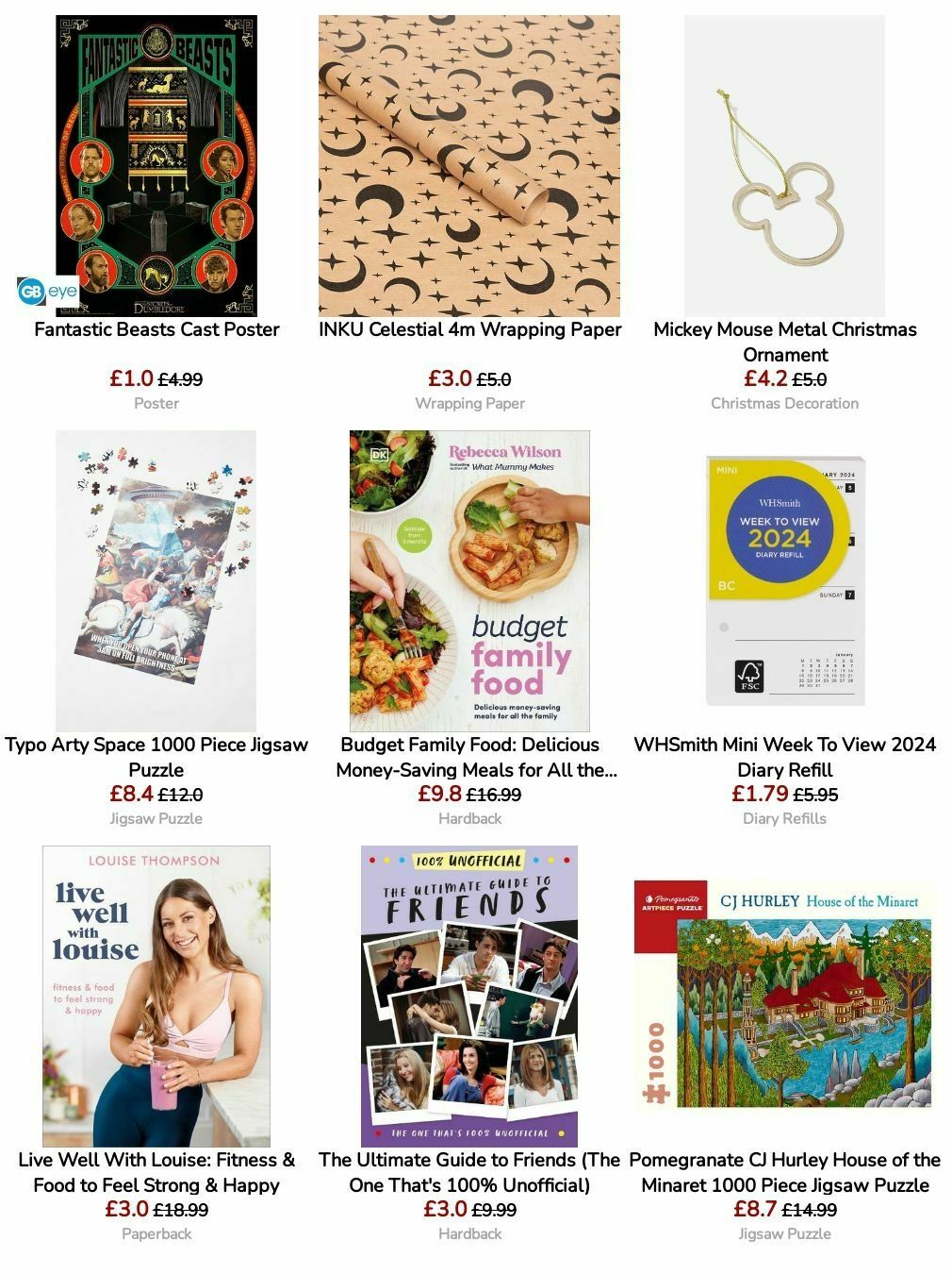 WHSmith Offers from 3 September