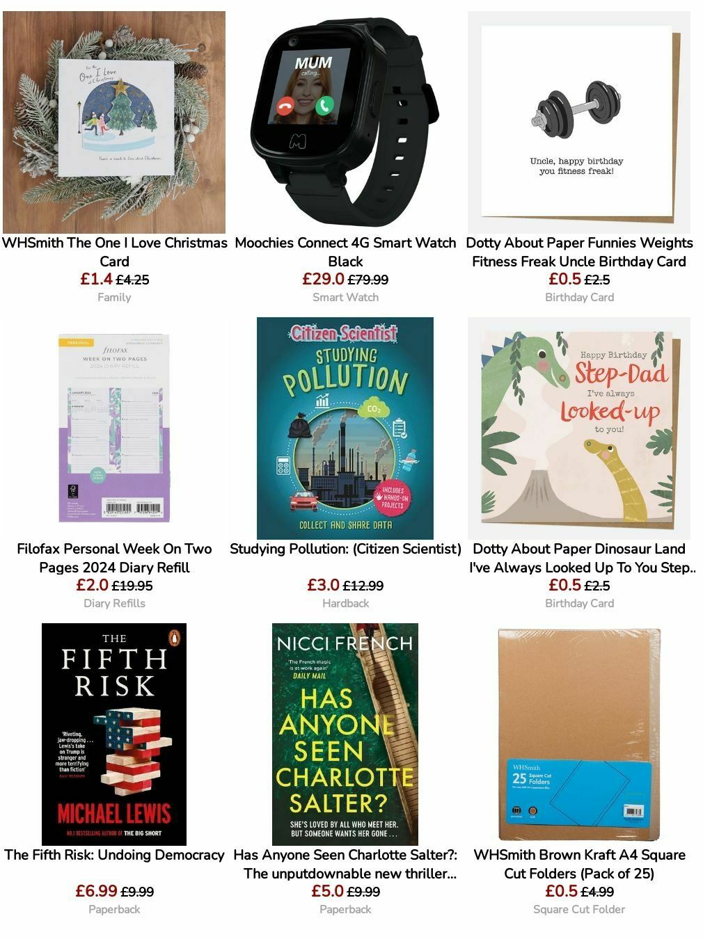 WHSmith Offers from 3 September