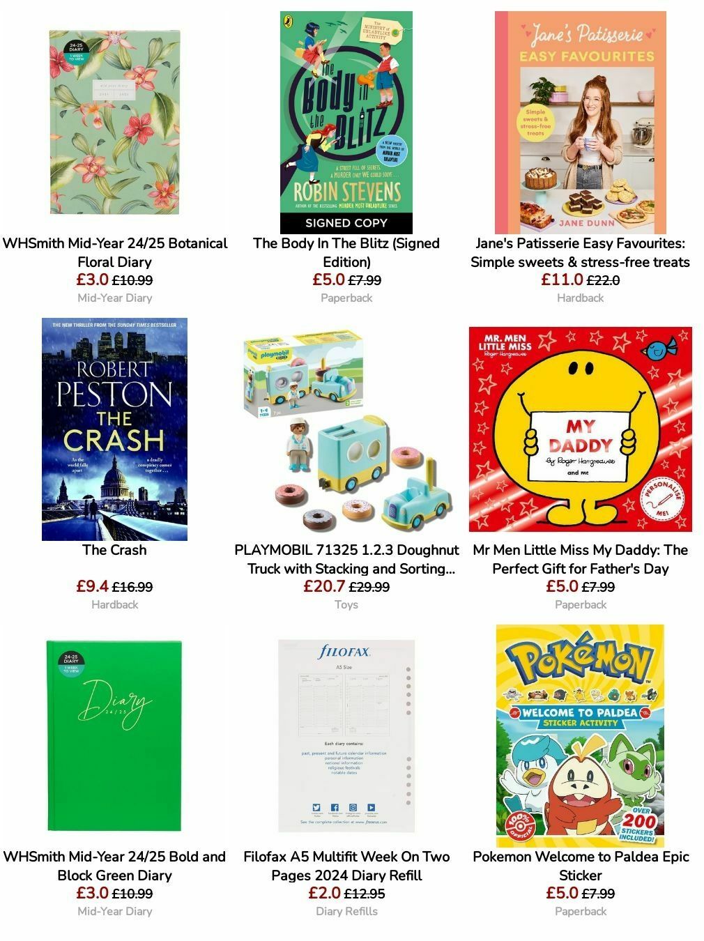 WHSmith Offers from 3 September