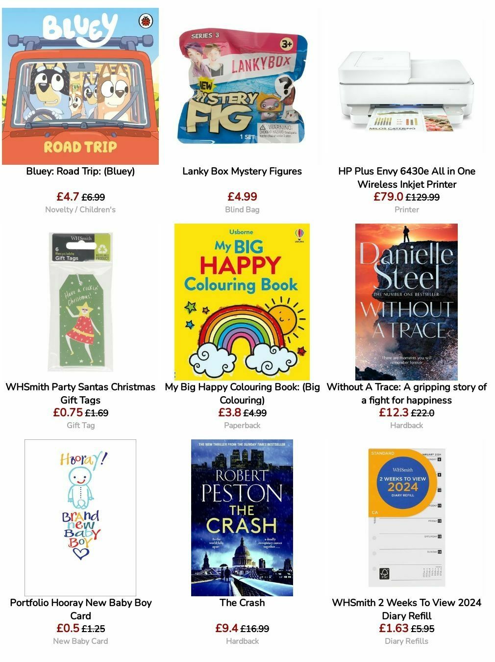 WHSmith Offers from 10 September