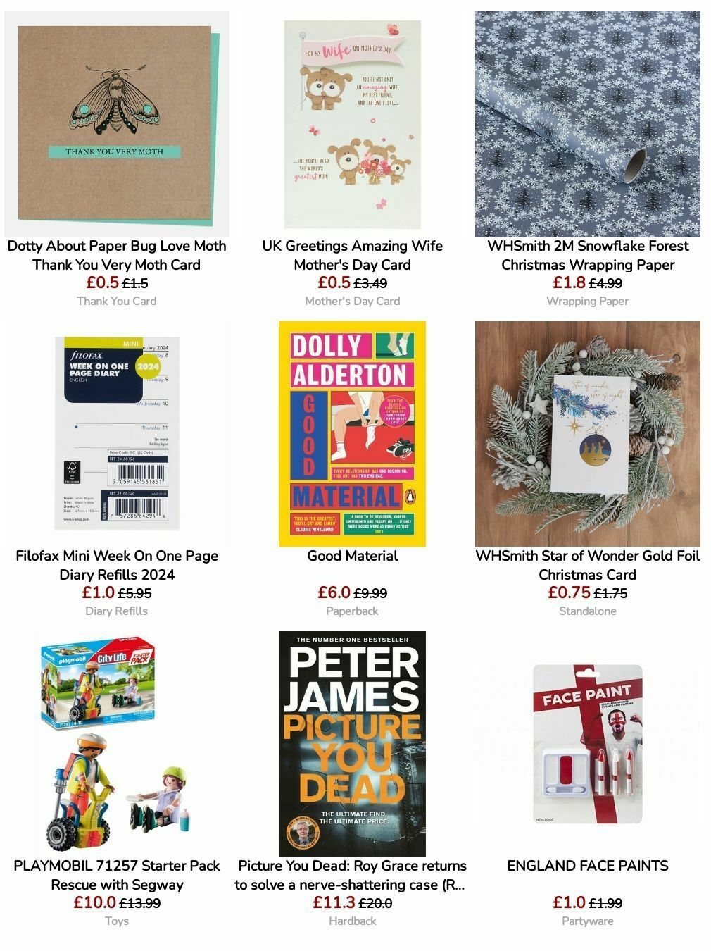 WHSmith Offers from 10 September