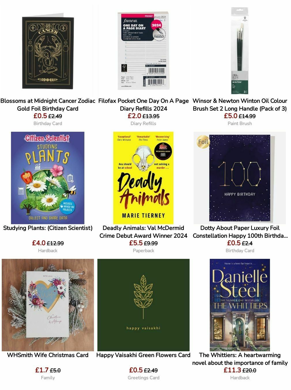 WHSmith Offers from 10 September