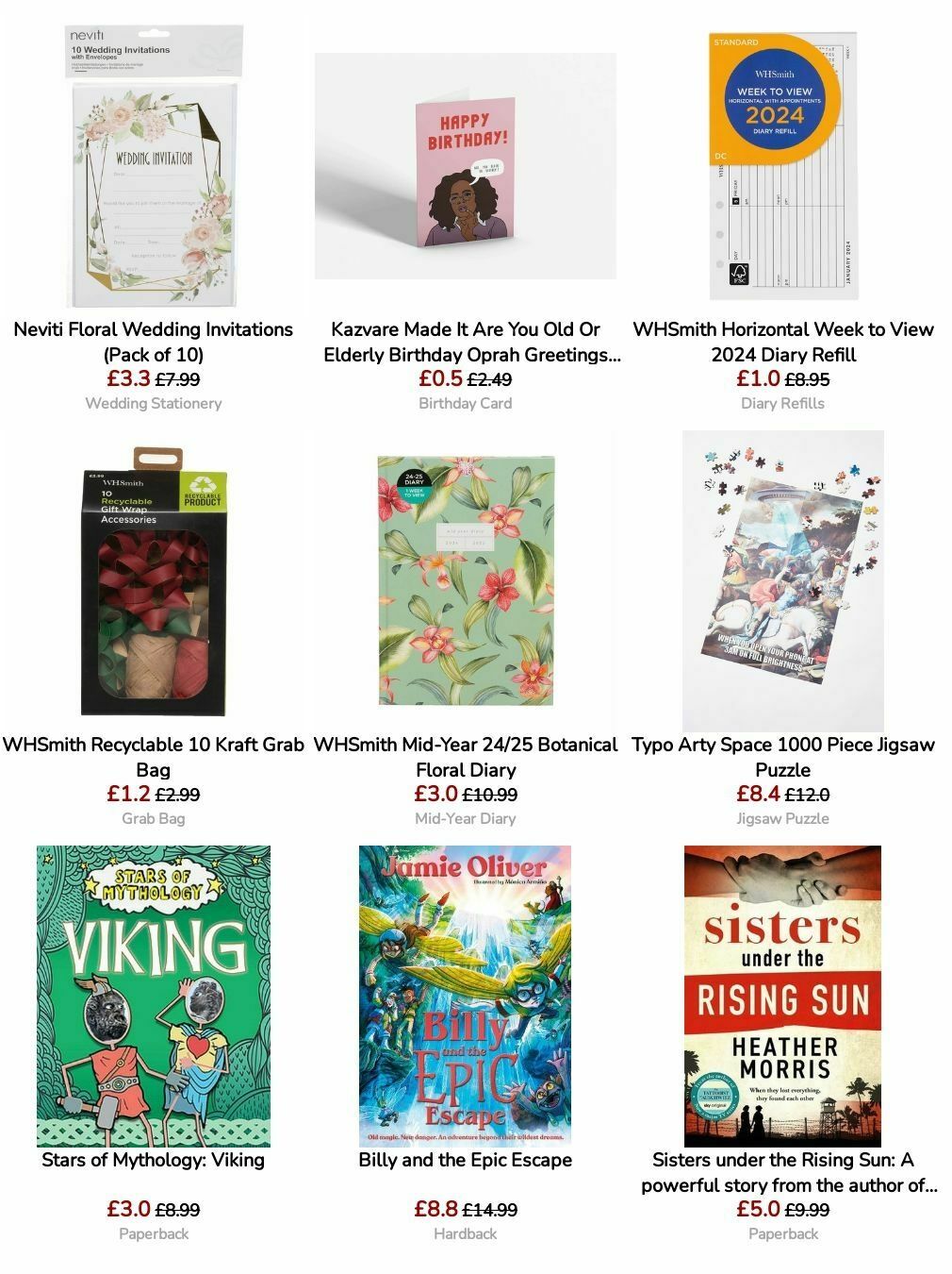 WHSmith Offers from 10 September