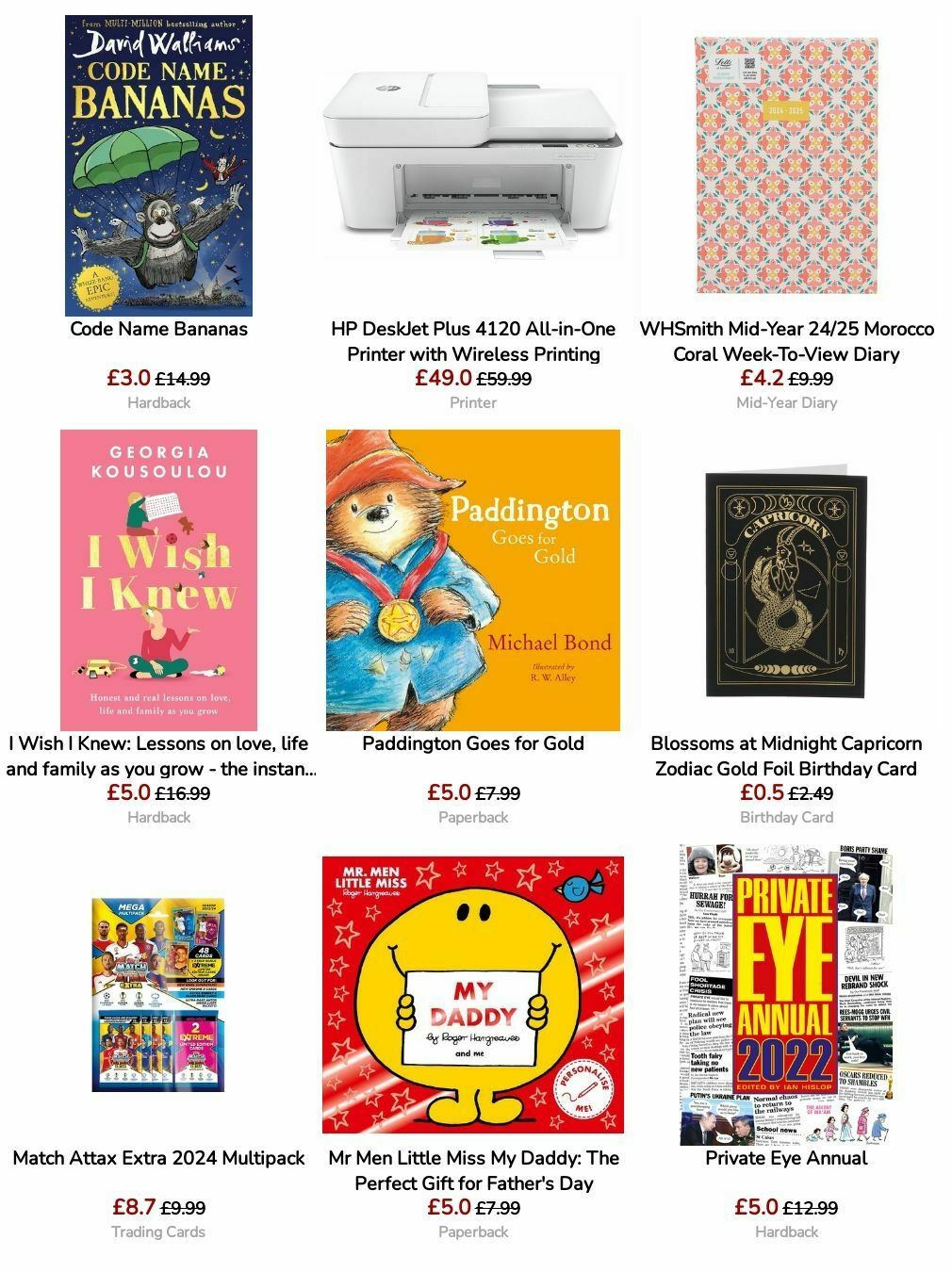 WHSmith Offers from 10 September