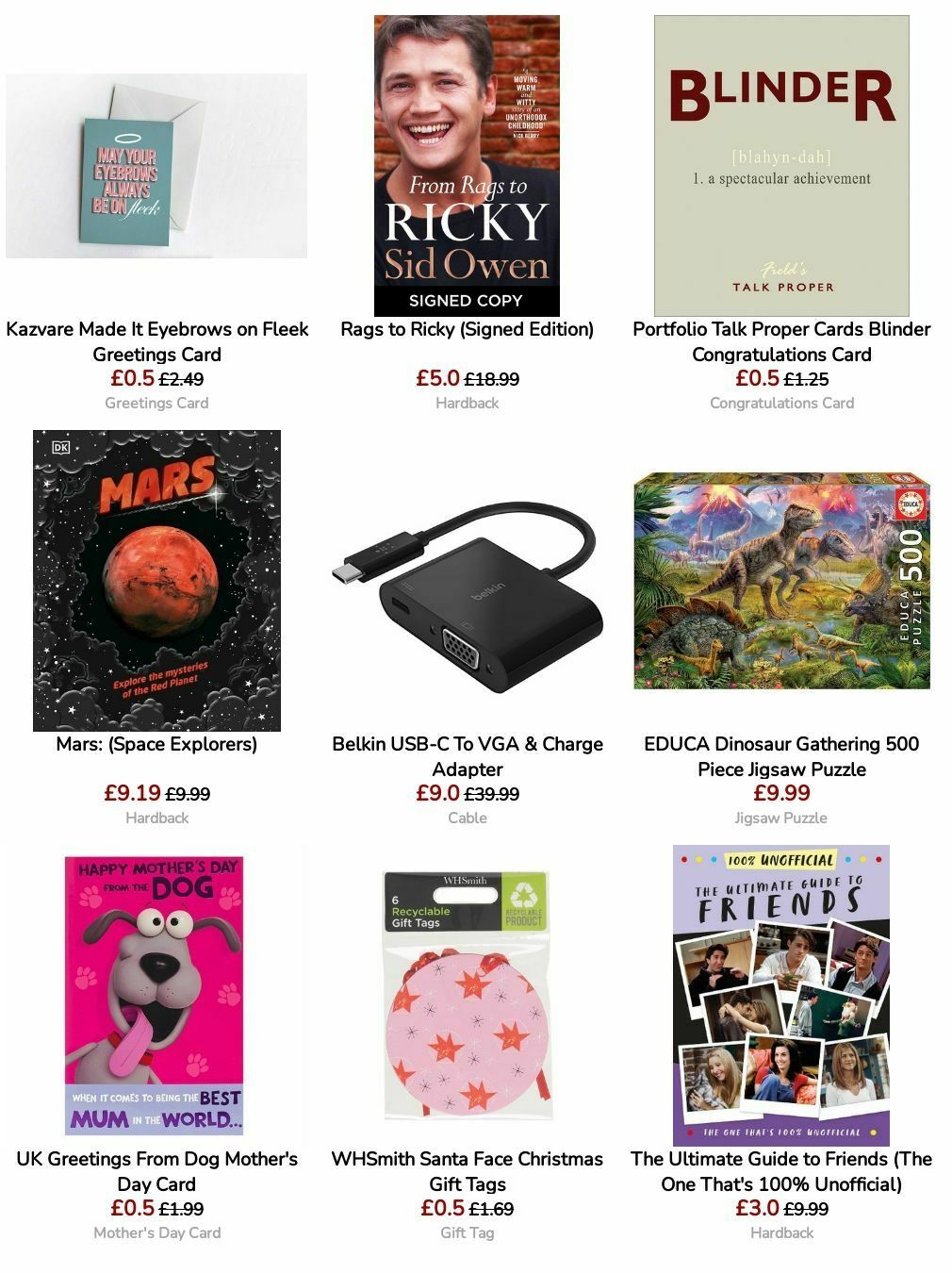 WHSmith Offers from 10 September