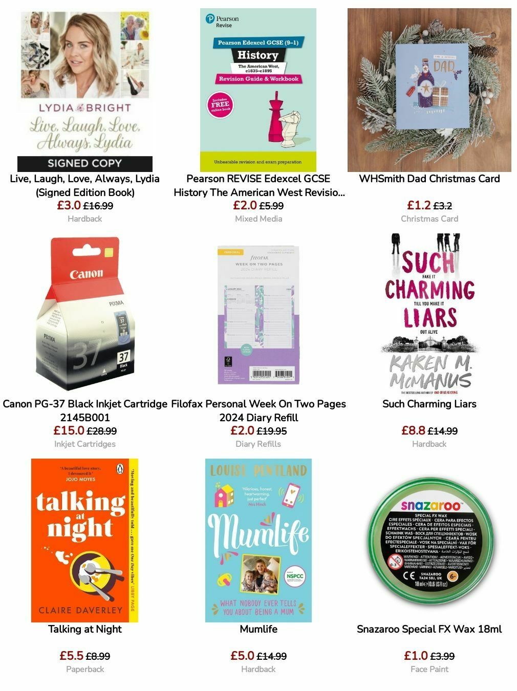 WHSmith Offers from 10 September