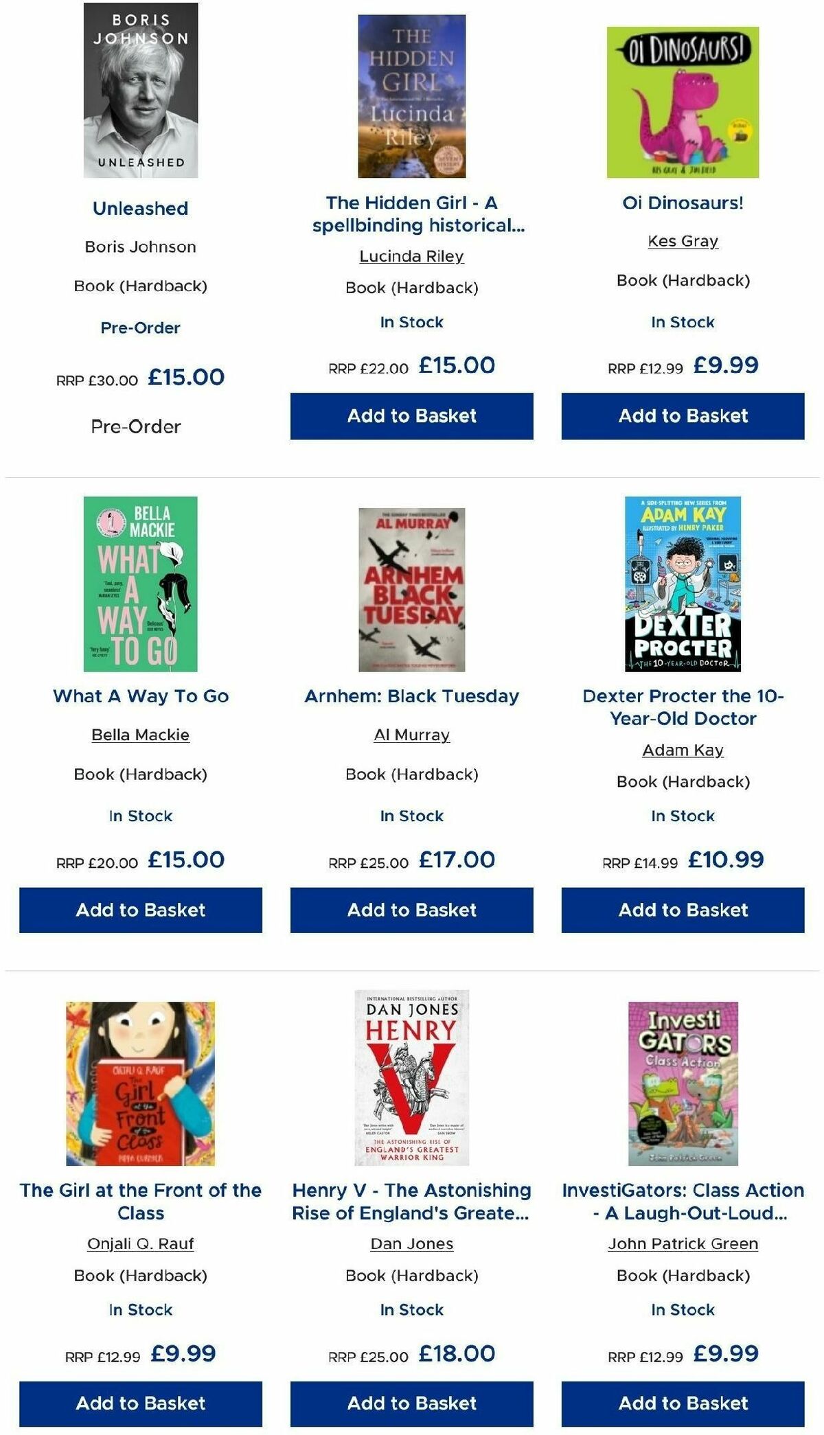 WHSmith Offers from 8 October