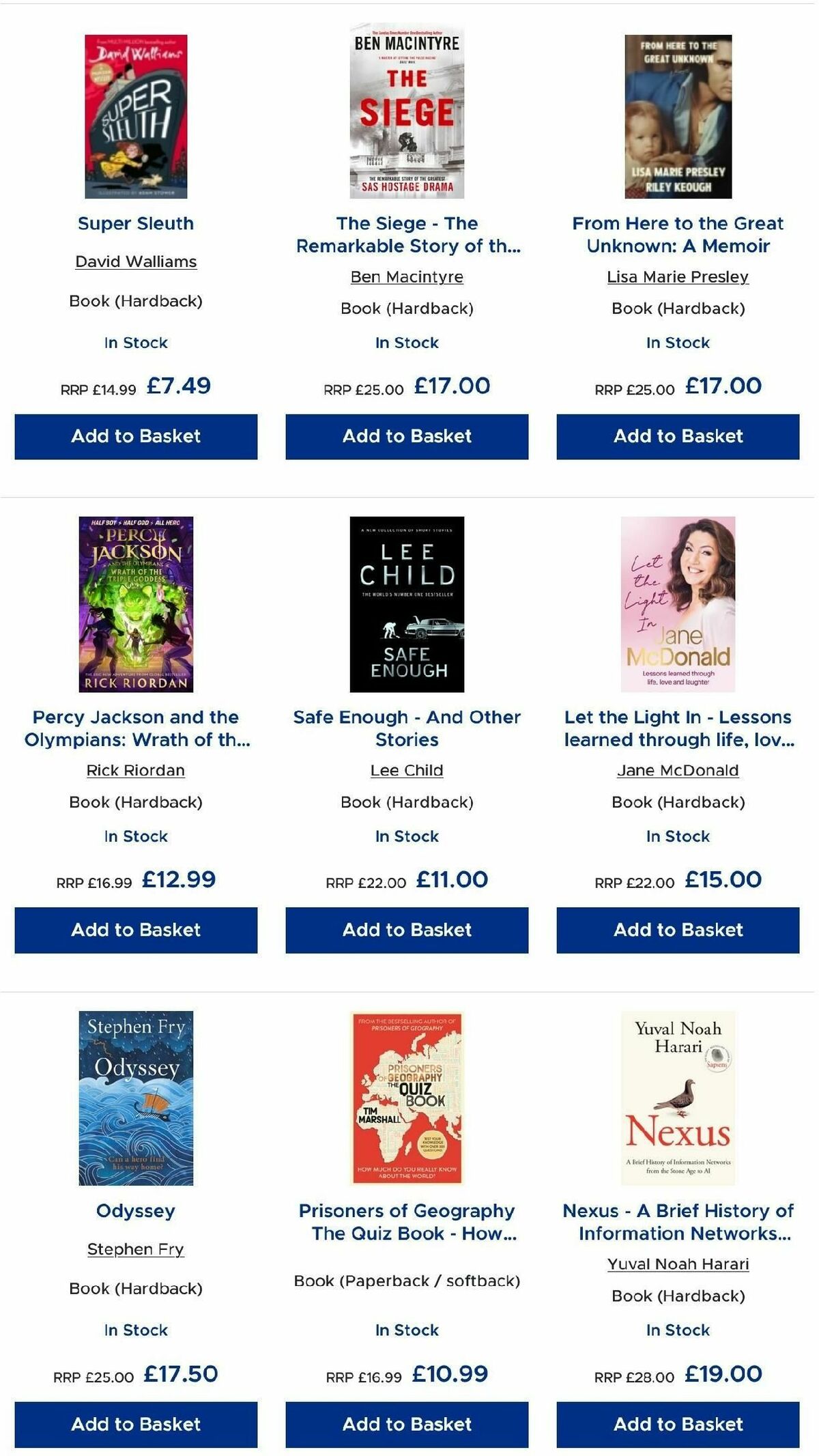 WHSmith Offers from 5 November