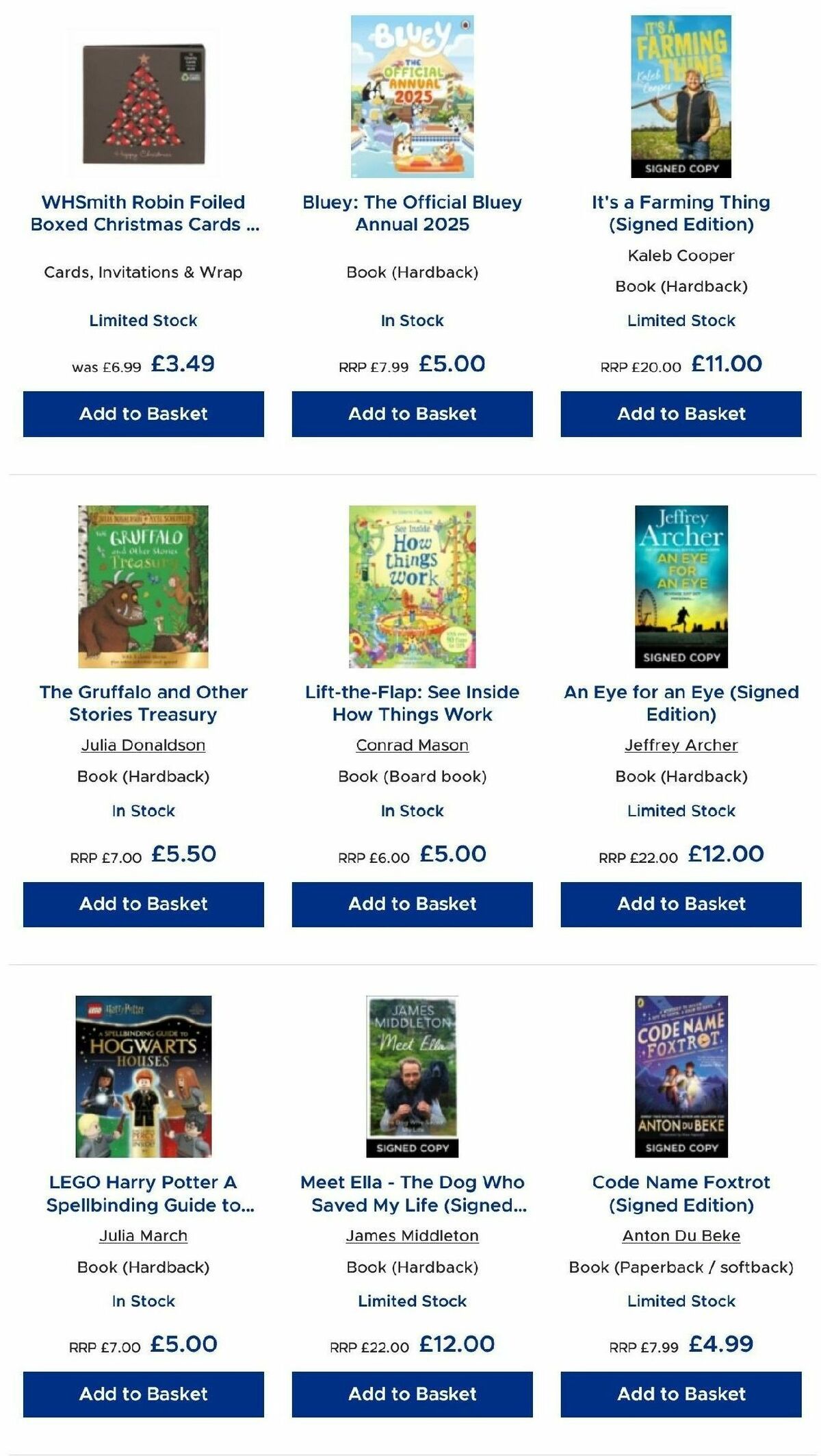 WHSmith Offers from 7 January