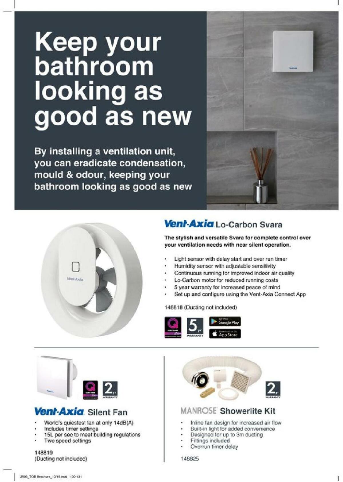 Wickes Bathrooms Brochure Offers from 1 March