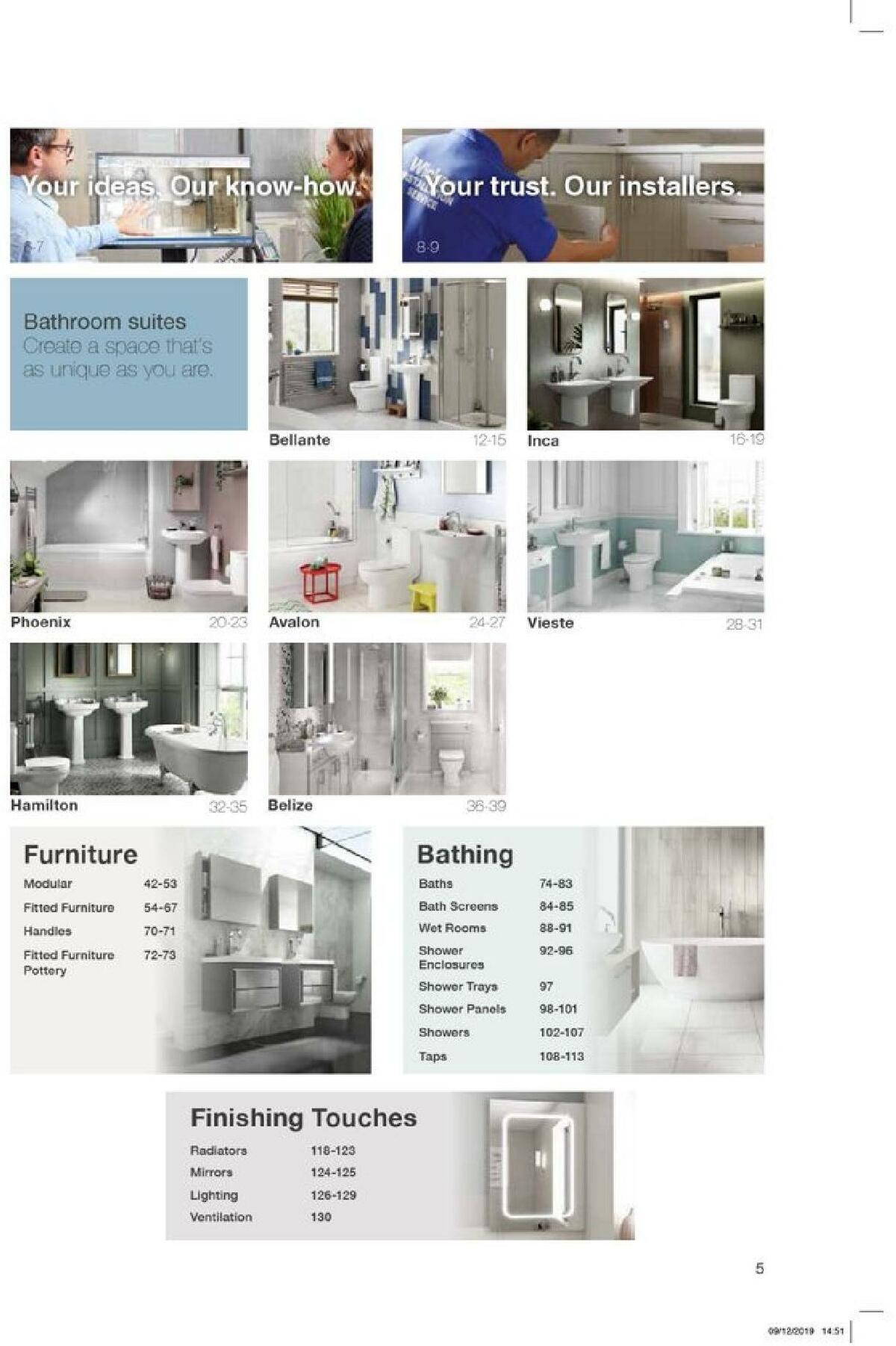 Wickes Bathrooms Brochure Offers from 1 March