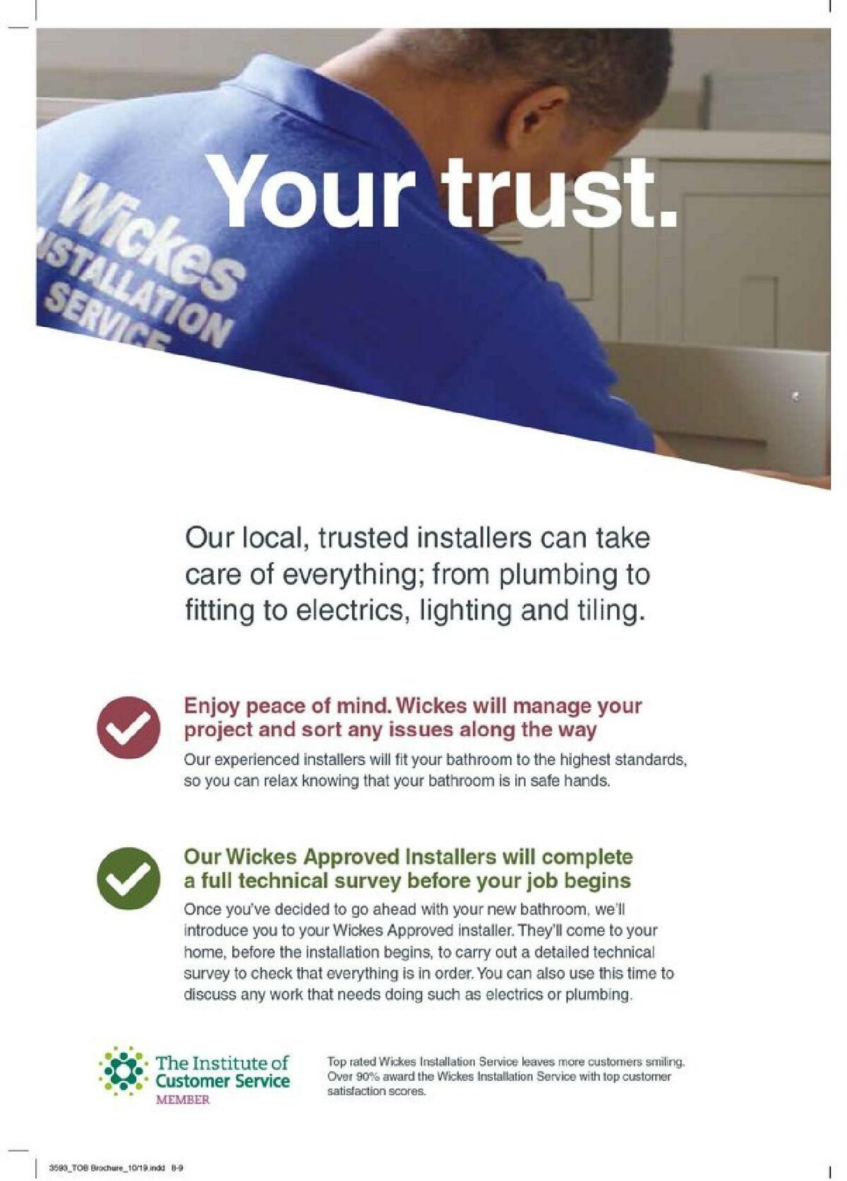 Wickes Bathrooms Brochure Offers from 1 March