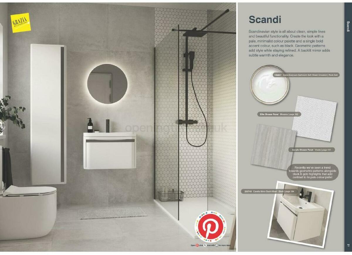 Wickes Showroom bathrooms brochure Offers from 1 September