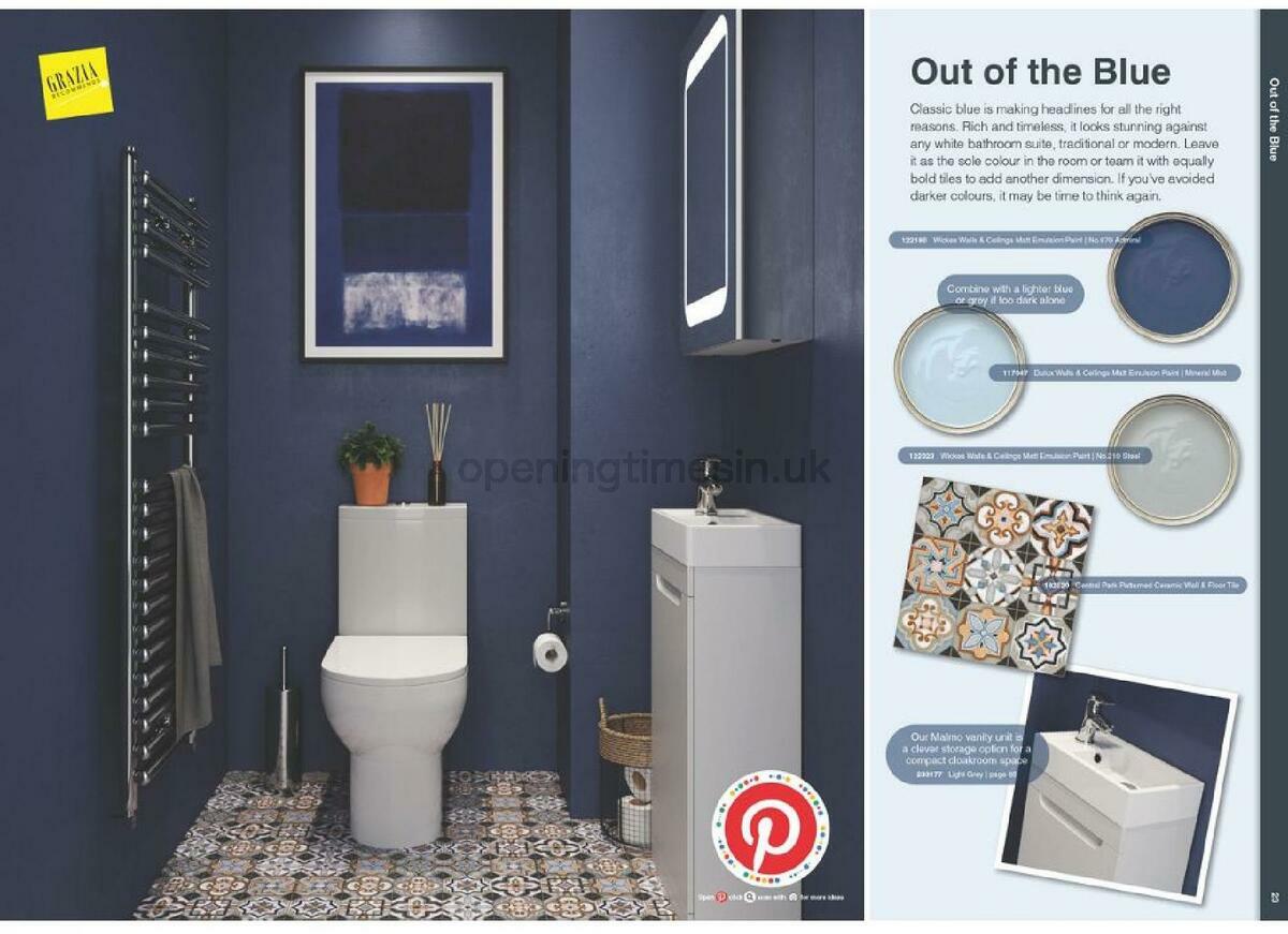 Wickes Showroom bathrooms brochure Offers from 1 September