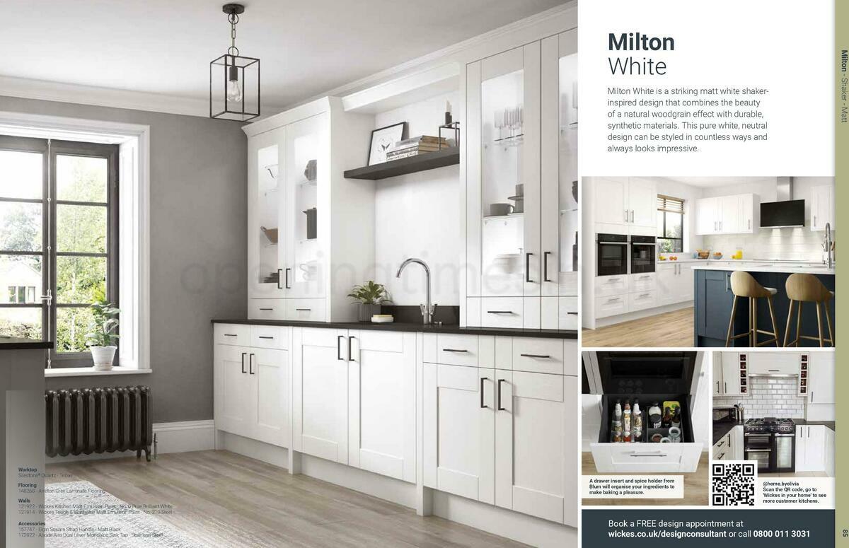 Wickes Showroom kitchens brochure Offers from 1 August