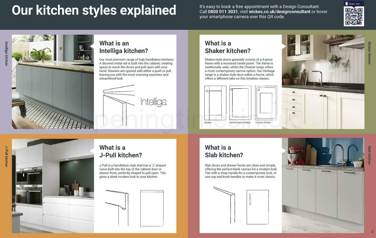 Wickes Showroom kitchens brochure Offers from 1 August