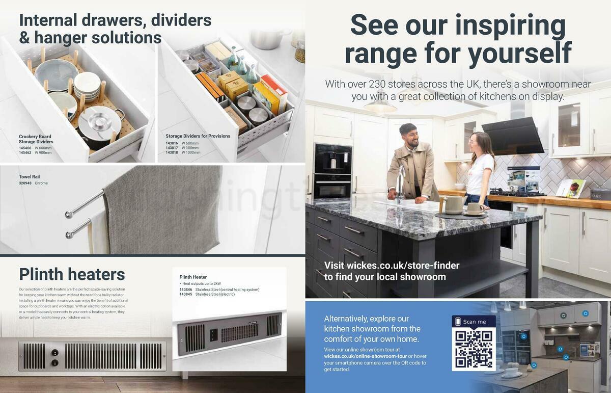 Wickes Showroom kitchens brochure Offers from 1 August