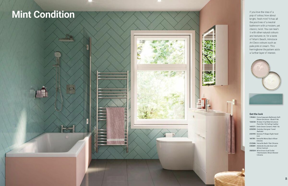 Wickes Bathrooms Brochure Offers from 14 July