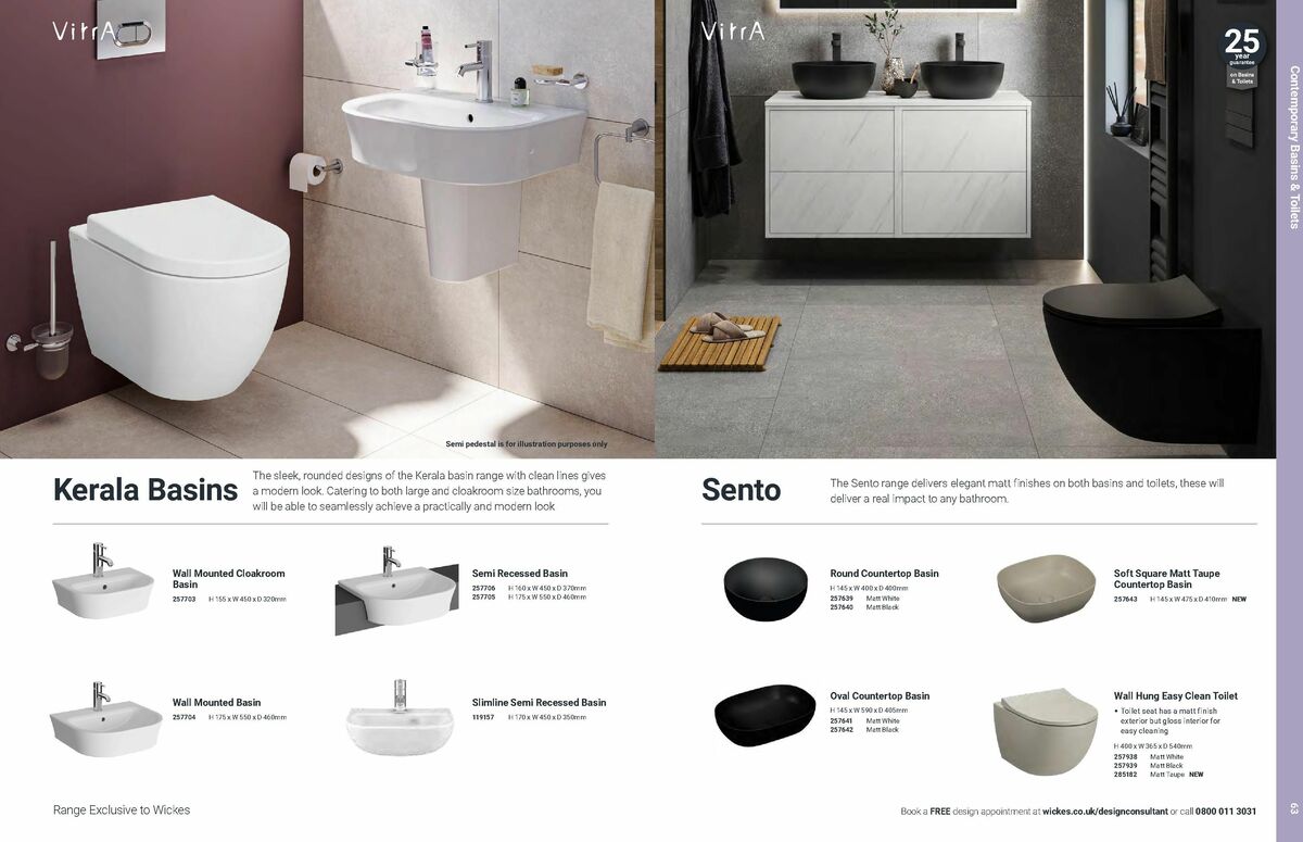 Wickes Bathrooms Brochure Offers from 14 July