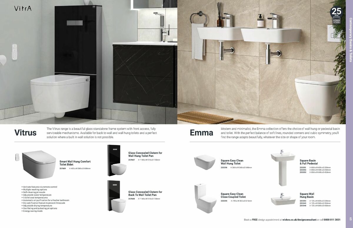 Wickes Bathrooms Brochure Offers from 14 July