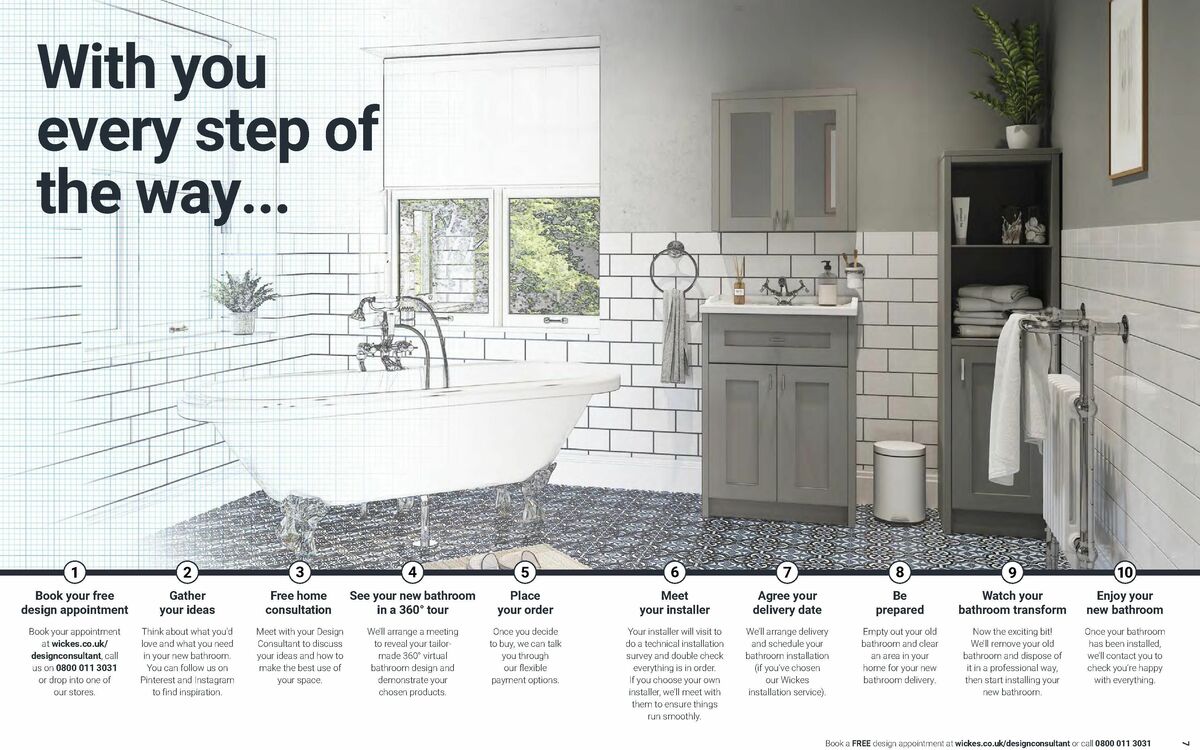 Wickes Bathrooms Brochure Offers from 14 July