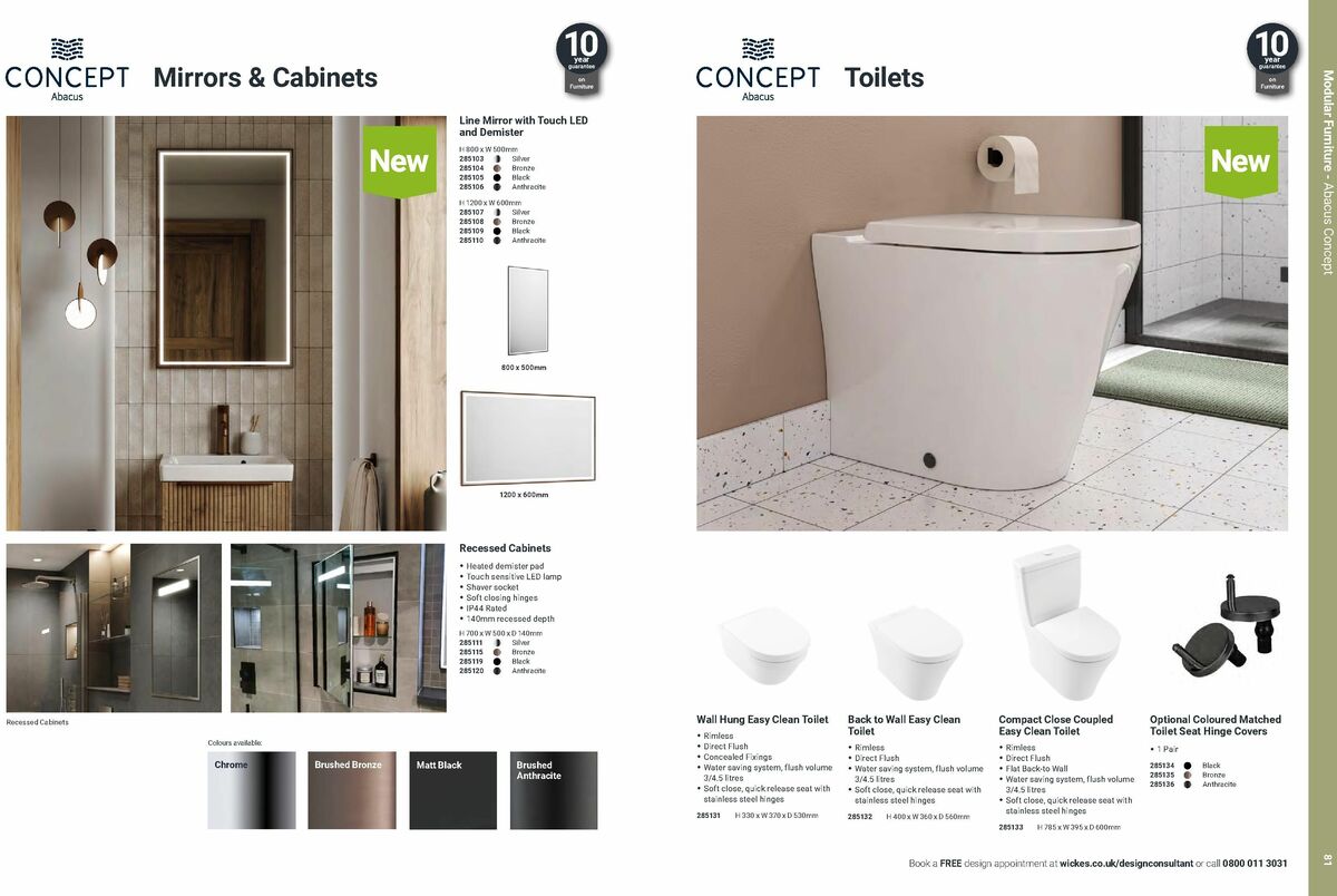 Wickes Bathrooms Brochure Offers from 14 July