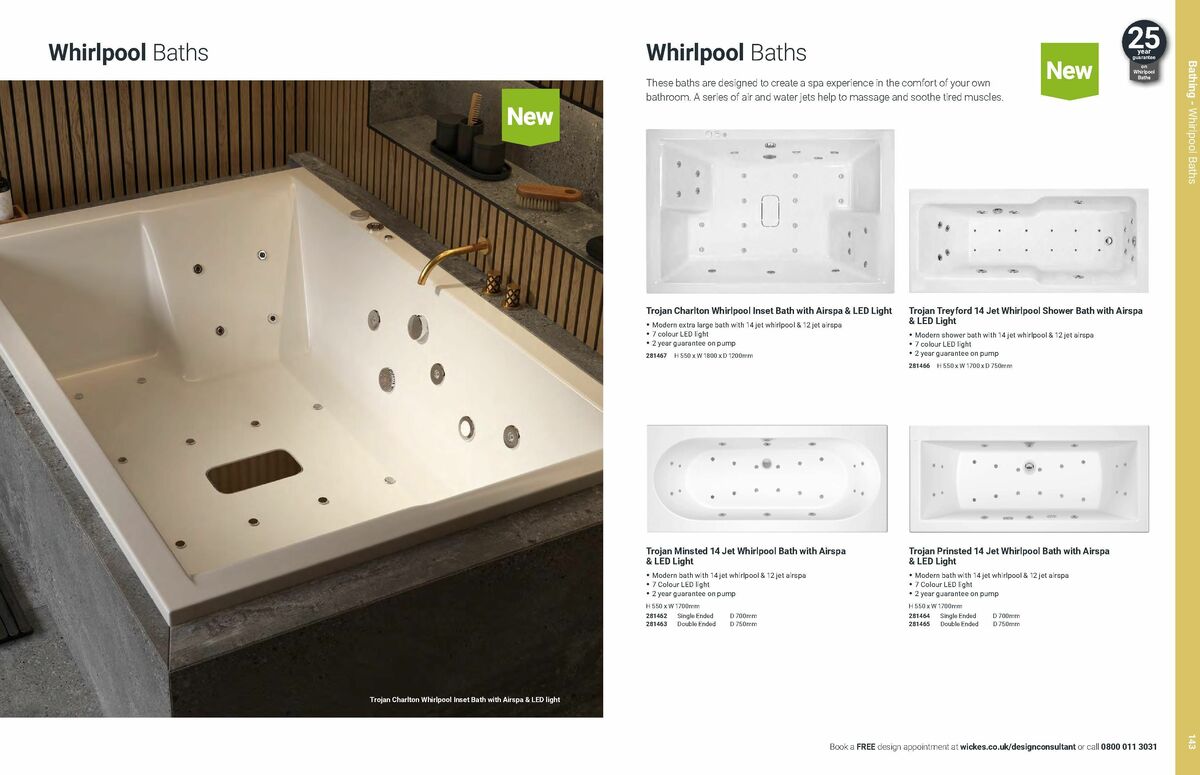 Wickes Bathrooms Brochure Offers from 14 July