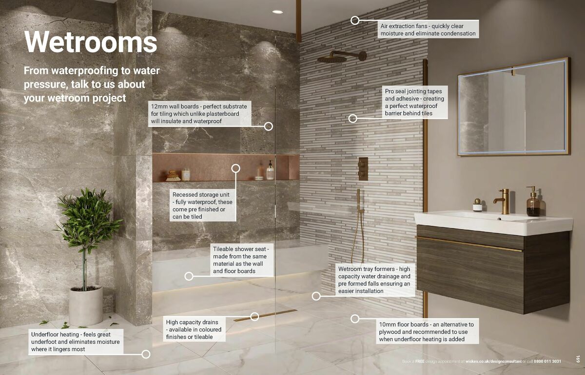 Wickes Bathrooms Brochure Offers from 14 July