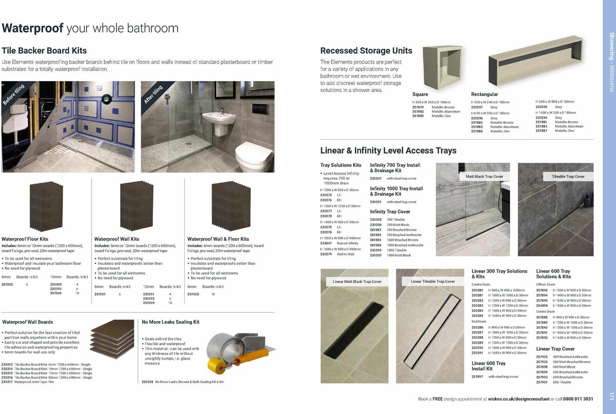 Wickes Bathrooms Brochure Offers from 14 July