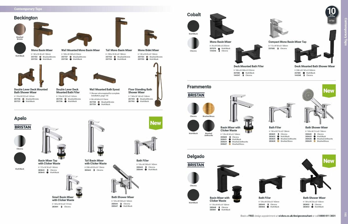 Wickes Bathrooms Brochure Offers from 14 July