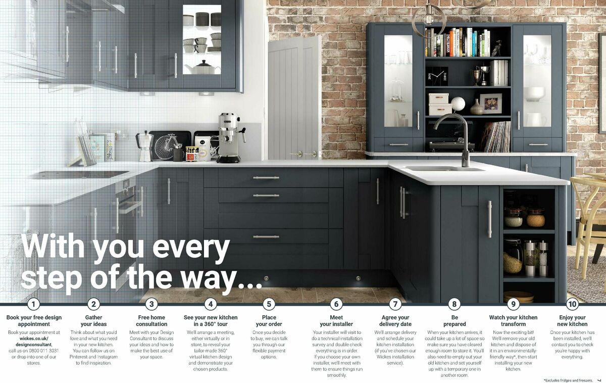 Wickes Kitchens Brochure Offers from 31 July