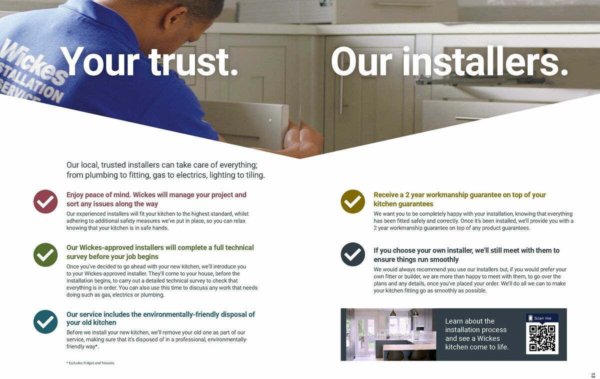 Wickes Kitchens Brochure Offers from 31 July