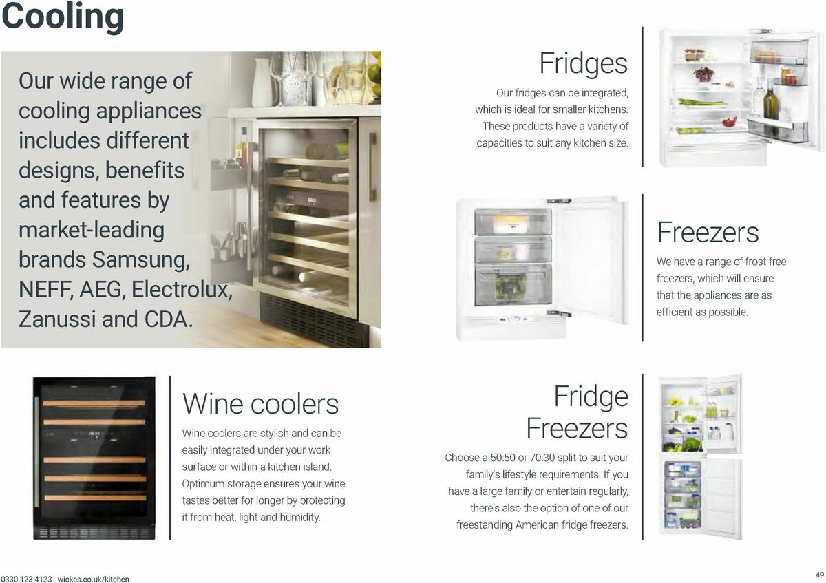 Wickes Kitchen Appliances Brochure Offers from 14 August