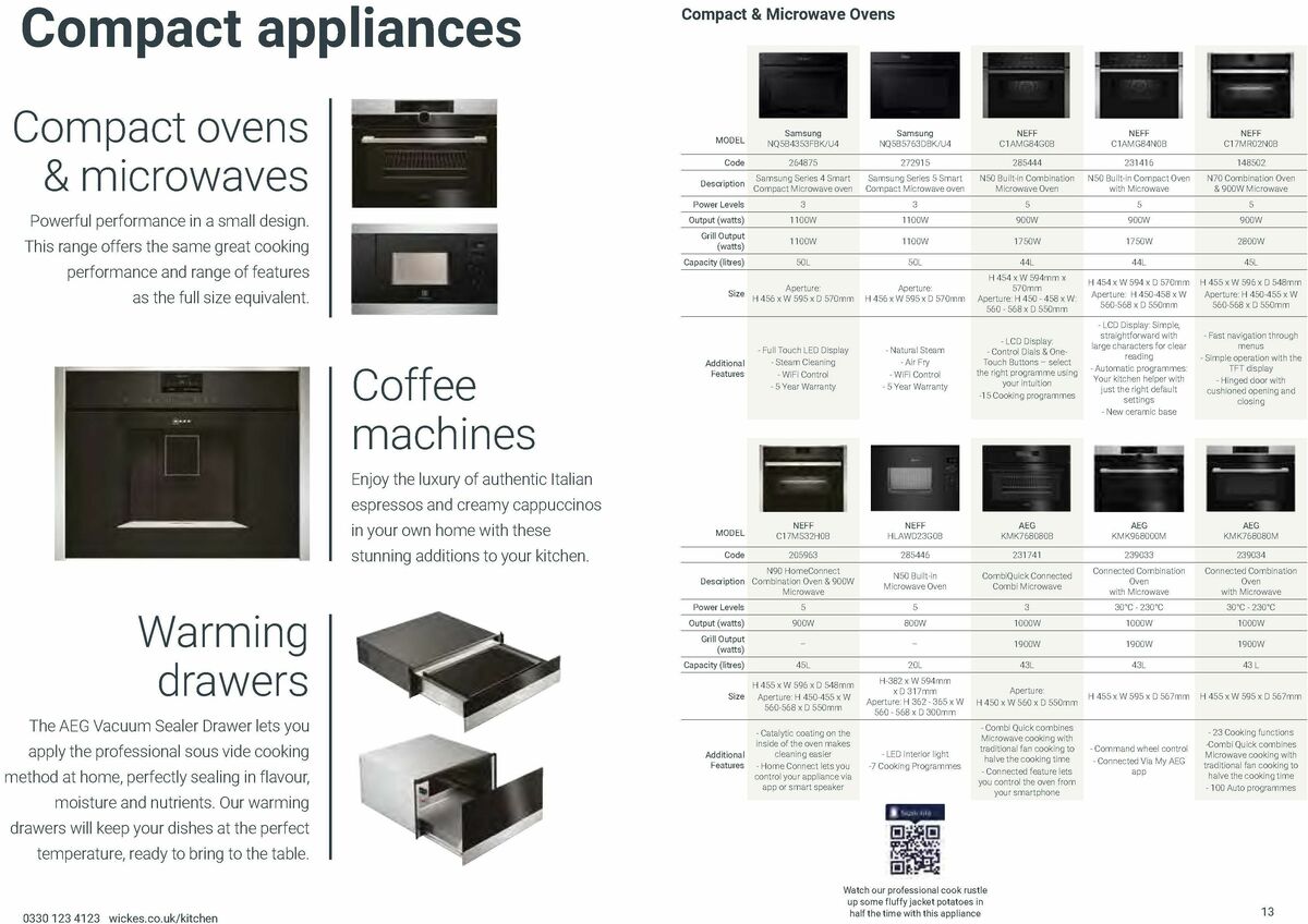 Wickes Kitchen Appliances Brochure Offers from 14 August