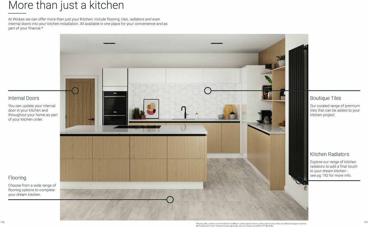 Wickes Kitchens Brochure Offers from 1 December