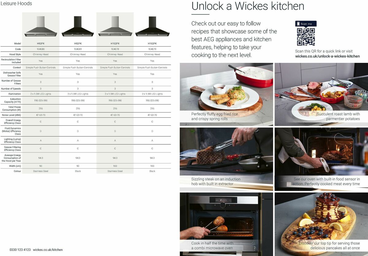 Wickes Kitchen Appliances Brochure Offers from 1 December