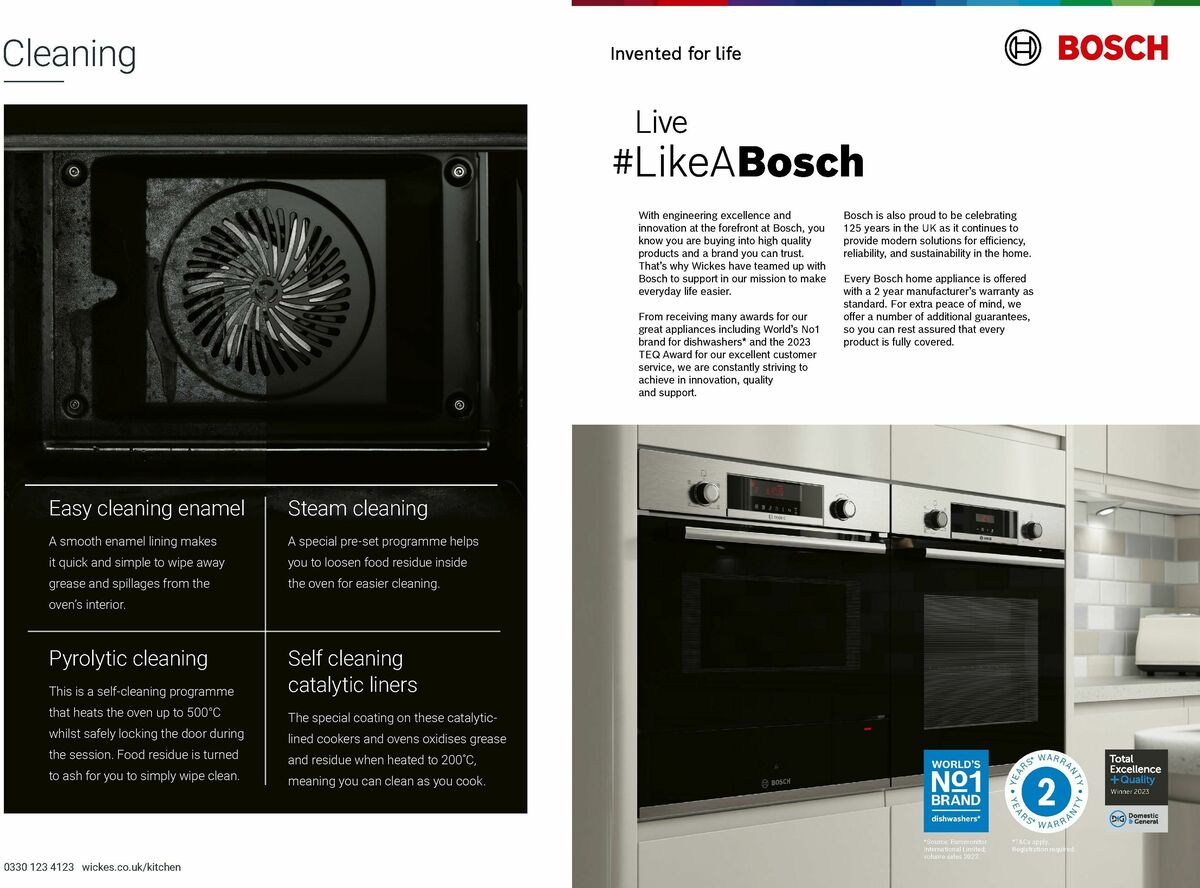 Wickes Kitchen Appliances Brochure Offers from 1 December