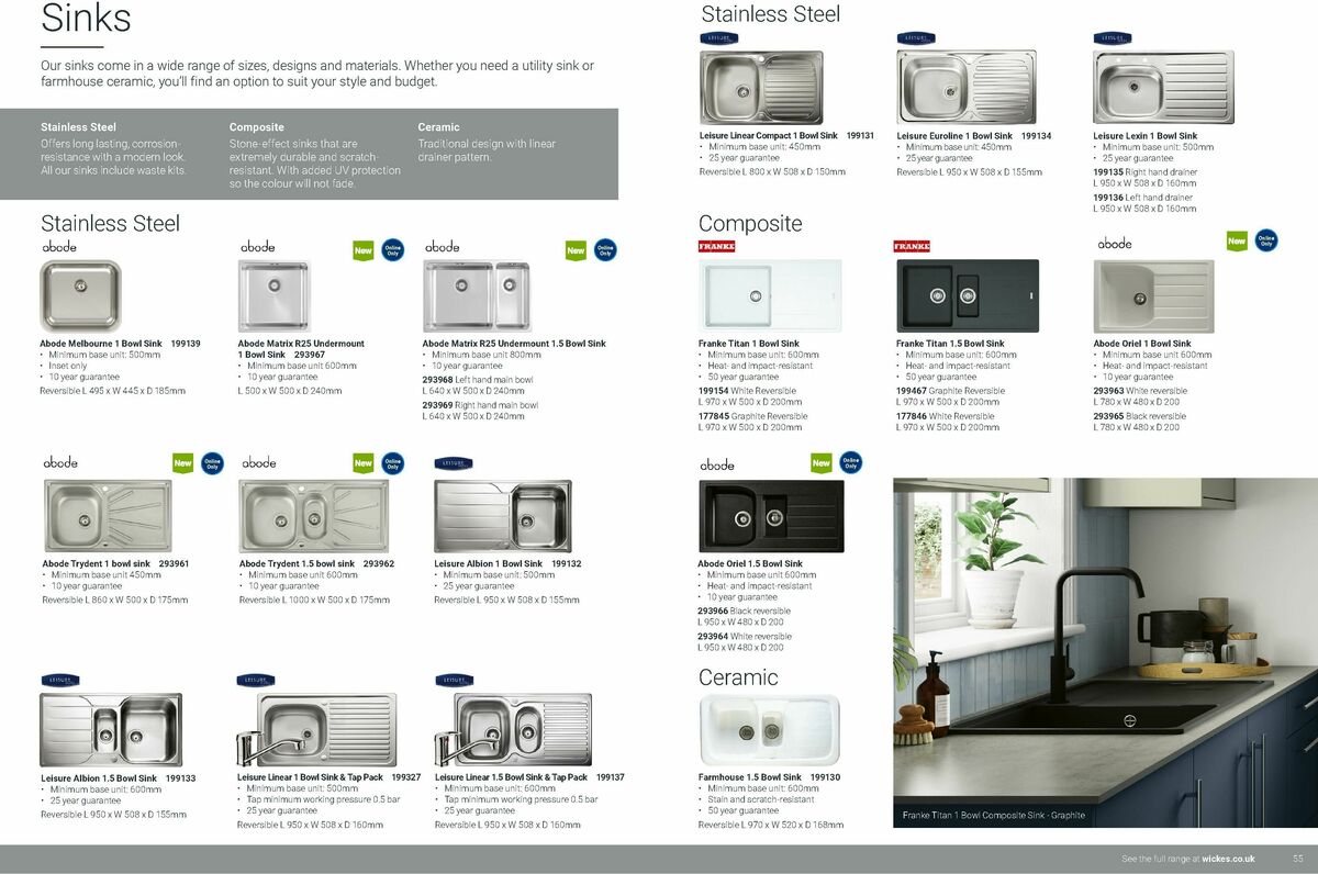 Wickes Lifestyle Kitchens Brochure Offers from 1 December