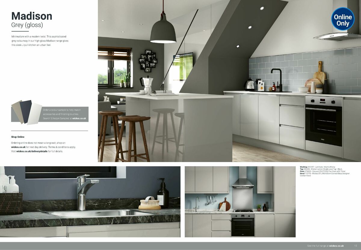 Wickes Lifestyle Kitchens Brochure Offers from 1 December