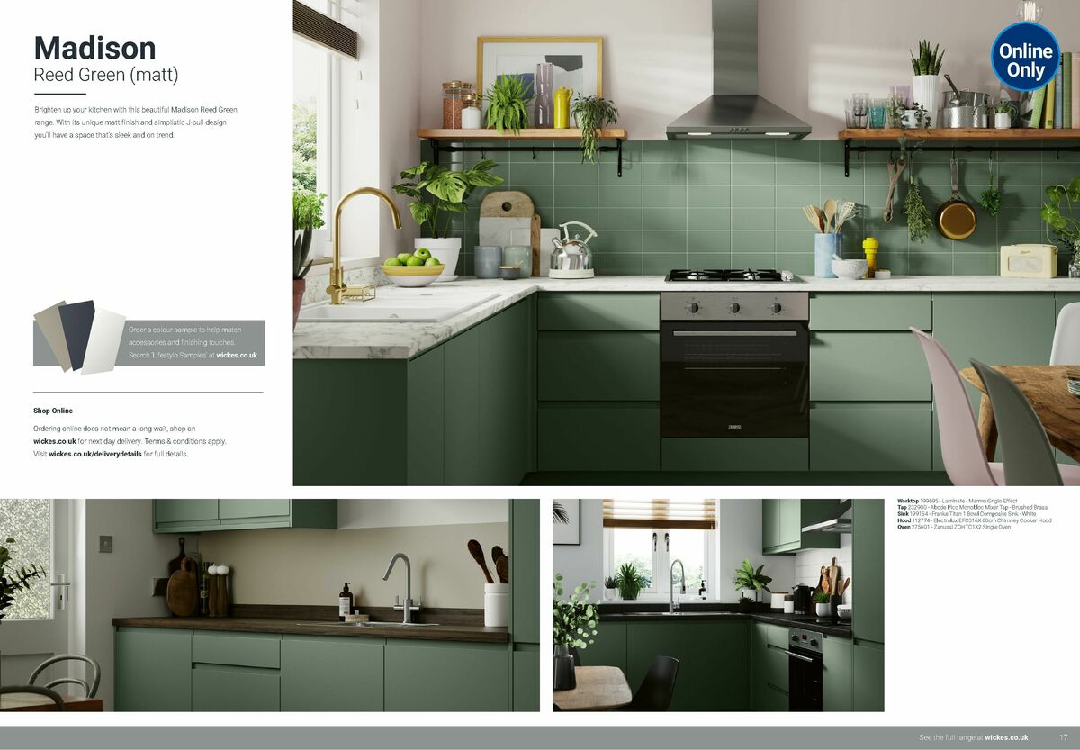 Wickes Lifestyle Kitchens Brochure Offers from 1 December